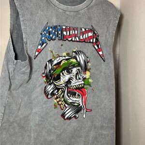 body building tank Top with Graphic Design